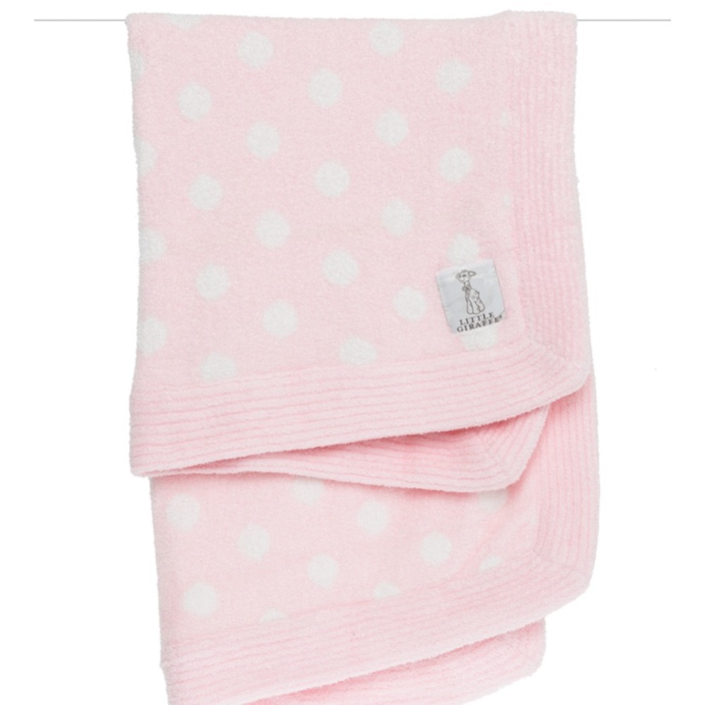 Little Giraffe dolce pink blanket